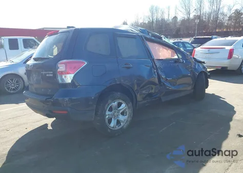 2017 Subaru Forester 2.5I z USA, uszkodzony, nr VIN JF2SJAAC8HH556527